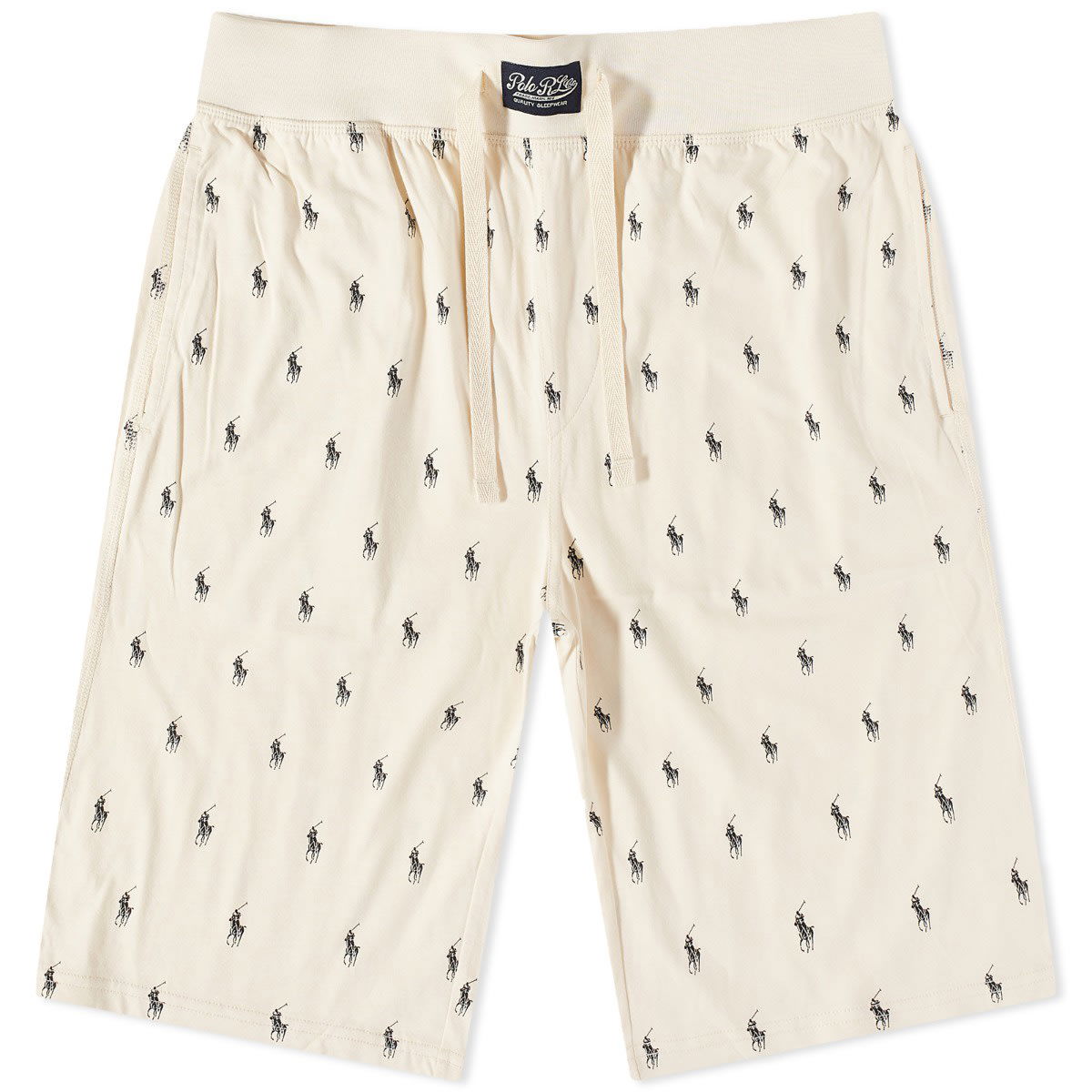 Пижама Polo by Ralph Lauren Sleepwear All Over Pony Sweat Shorts Бежово | 714899513004, 0