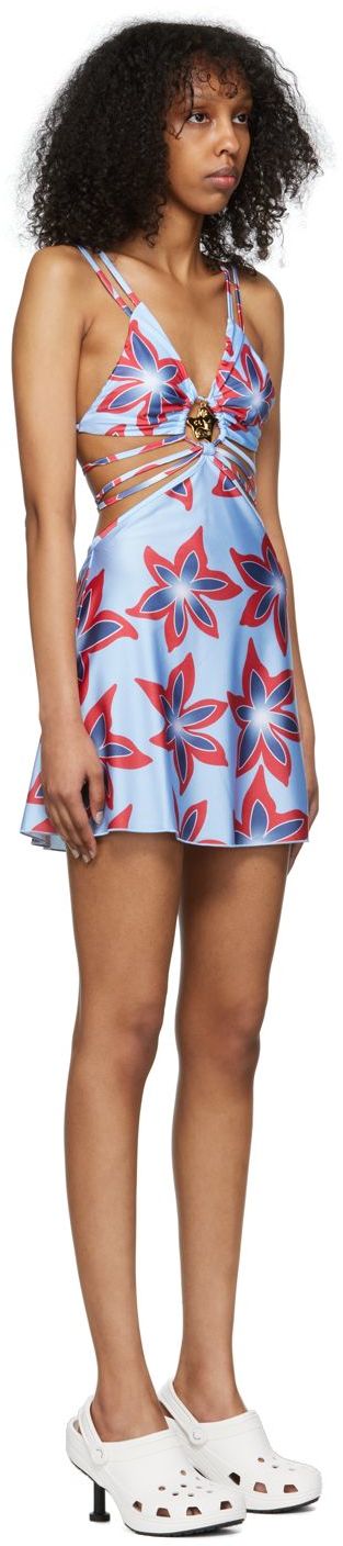 Pокля Chopova Lowena Exclusive Floral Print Mini Dress Многоцветен | 9121, 1