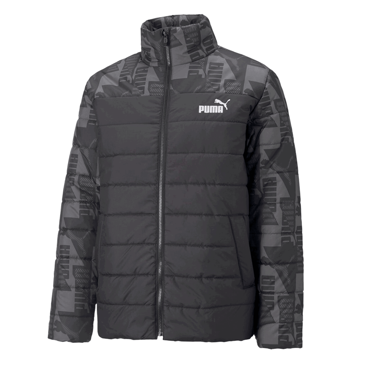 Пухо яке Puma ESS+ Padded AOP Jacket Черно | 849347-01, 0