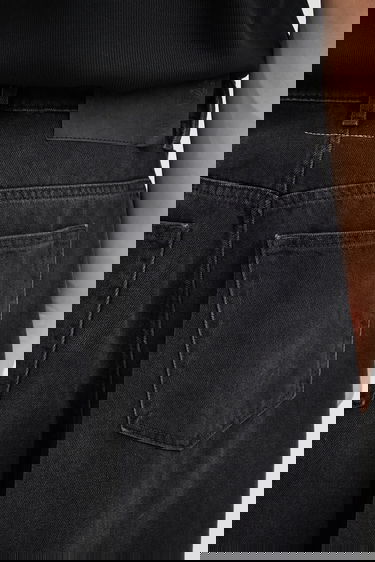 Дънки Maison Margiela MM6 Maison Margiela Wide-Leg Distressed Paint Splatter Jeans with Front Seam Detail Черно | SH0LA0011.M30011.966, 3