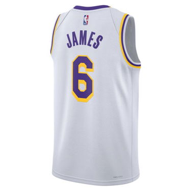 Фланелка Nike Los Angeles Lakers Association Edition 2022/23 Dri-FIT NBA Swingman Jersey - White Бяло | DN2081-100, 2
