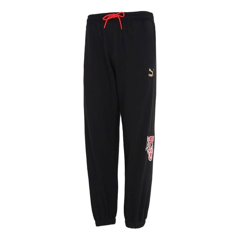 Спортни панталони Puma Logo Graphic Sweatpants Черно | 536572-01