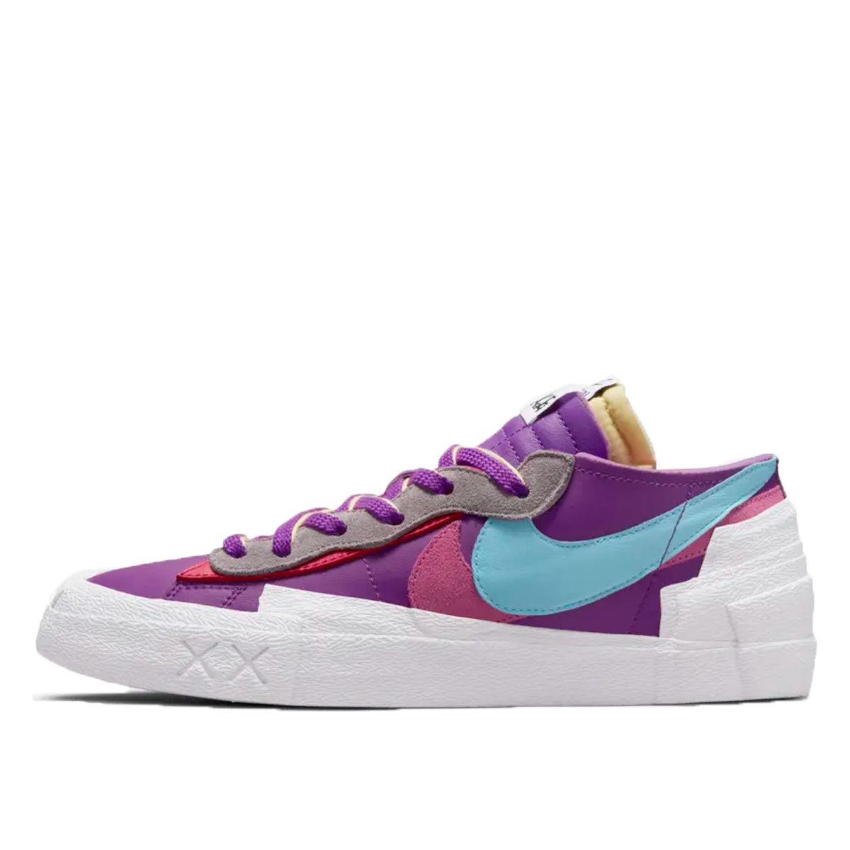 Кецове и обувки Nike Kaws x Sacai X Nike Blazer Low "Purple Dusk" Лилаво | DM7901-500, 1