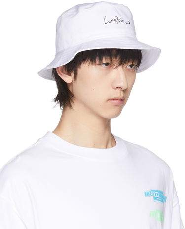 Шапка с козирка We11done We11done Hotfix Star Bucket Hat Бяло | WD-AH1-22-410-U-WH, 1