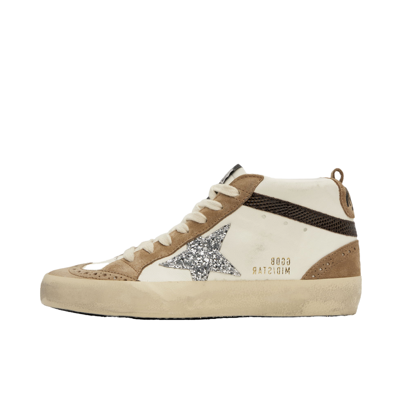 Кецове и обувки Golden Goose Mid Star Sneakers Бяло | GWF00122.F006158.11930