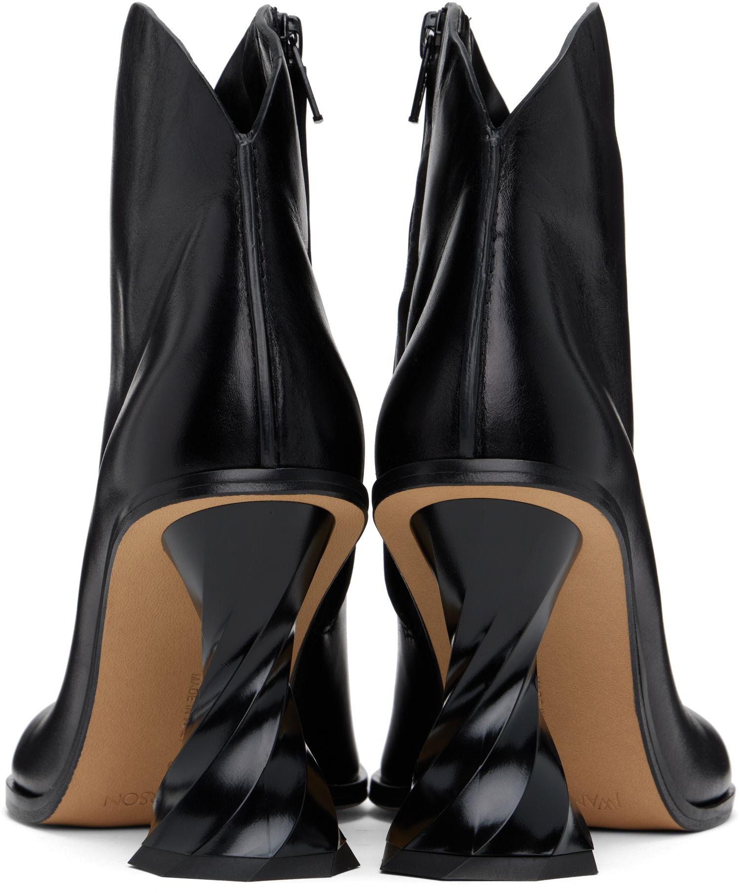 Облекло JW Anderson JW Anderson Twisted Heel Ankle Boots Черно | ANW43211A, 1