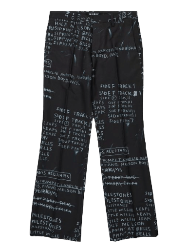 Basquiat Edition Discography Flared Trousers