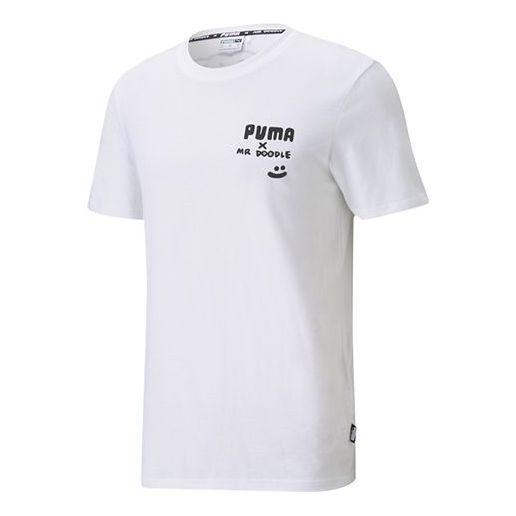 Тениска Puma MR DOODLE Short Sleeve T-Shirt Бяло | 598641-02