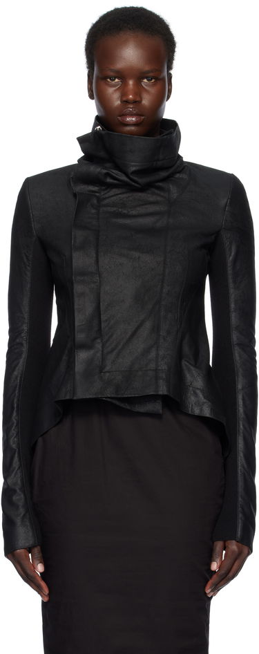 Яке Rick Owens Rick Owens Hollywood Naska Biker Leather Jacket Черно | RP01E7743 LBA, 0