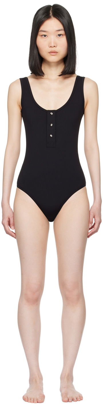 Бански Bottega Veneta Black Knot Swimsuit Черно | 795210 V3PP0