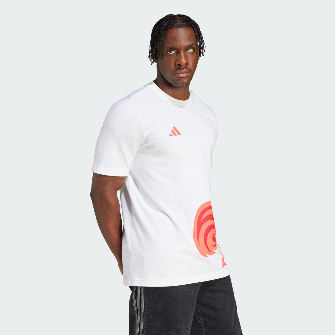 Тениска adidas Performance Rooster Graphic T-Shirt Бяло | JN4159, 1
