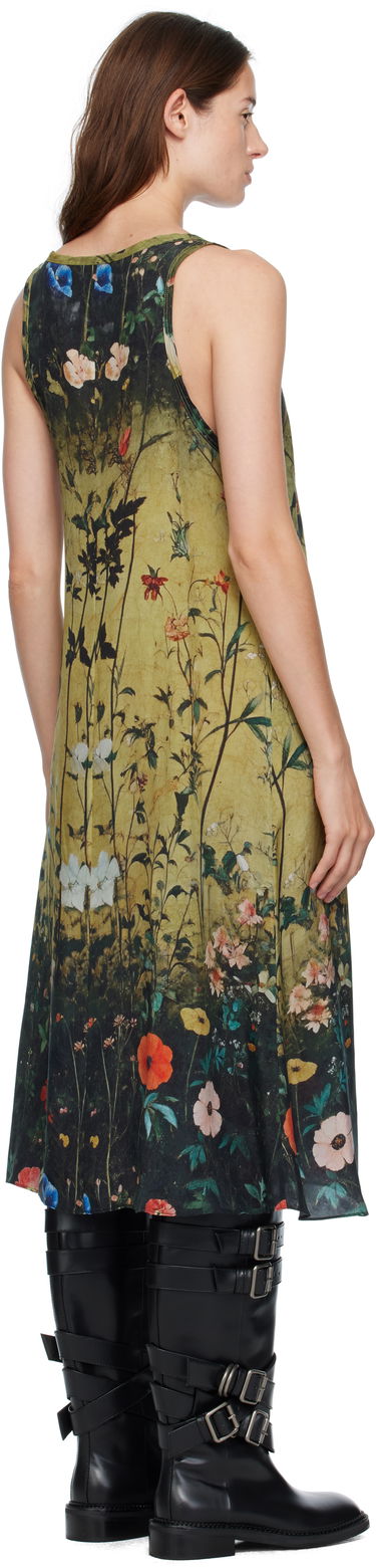 Pокля R13 R13 Floral Print Tank Midi Dress Многоцветен | R13WR296-R587A, 2