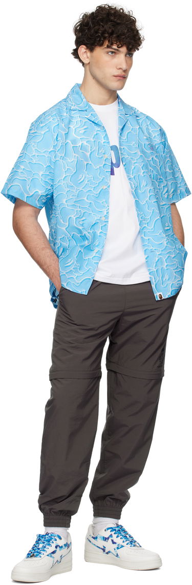 Риза BAPE Camouflage Print Shirt Синьо | 001SRK701001F, 3