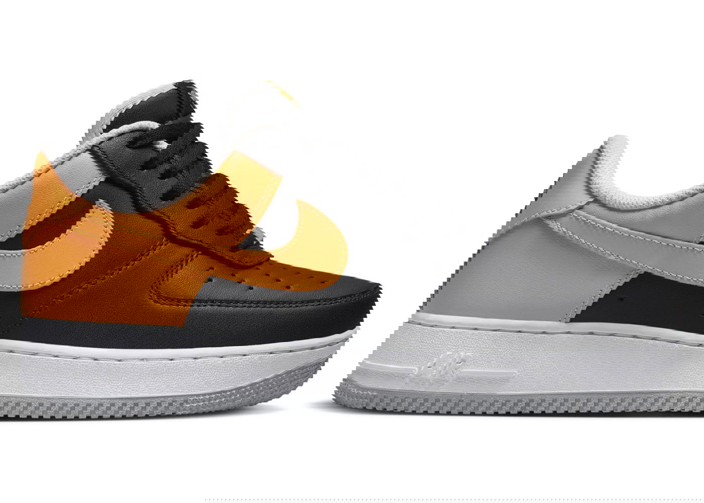 Кецове и обувки Nike Air Force 1 Low '07 Black Kumquat Light Smoke Grey Оранжево
 | FB7162-081, 0