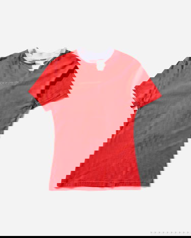 Тениска Ottolinger Cut Out T-Shirt Червено | 11510401501 RED, 1