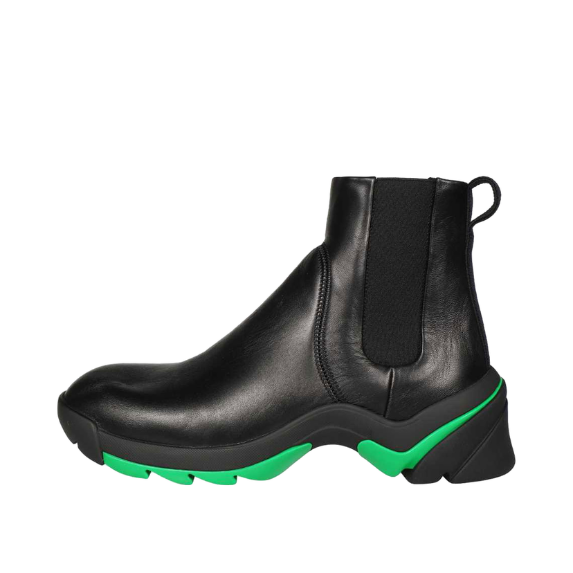 Кецове и обувки Bottega Veneta Flash High Top Черно | 668586VBSD01295