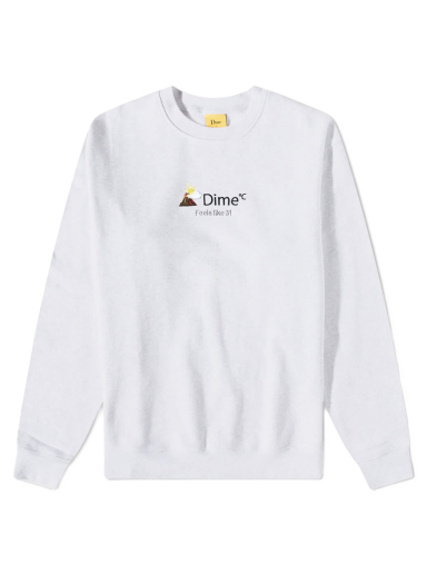 Пуловер Dime Weather Crewneck Бяло | DIMEHO11ASH