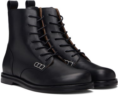Кецове и обувки JW Anderson Lace-Up Boots Черно | BT0107-LA0268, 3
