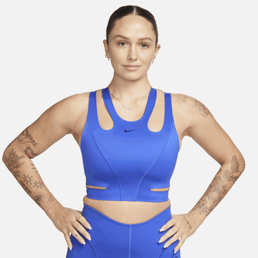 Сутиен Nike FutureMove Light-Support Non-Padded Strappy Sports Bra Тъмно синьо | FQ2640-405, 1