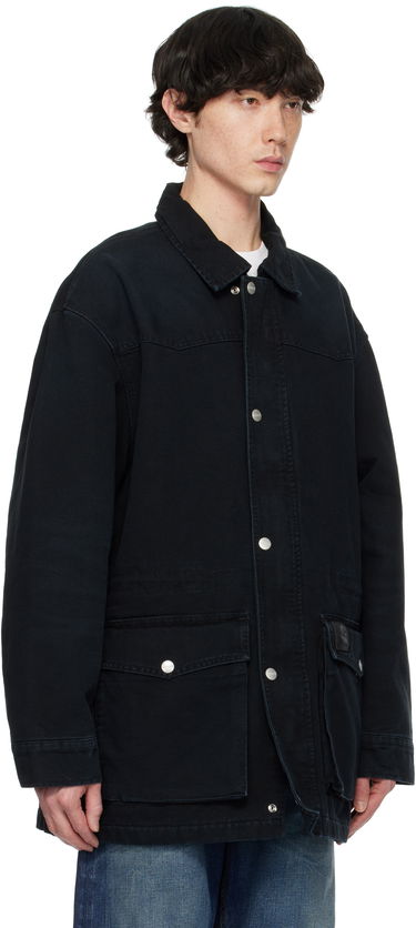 Яке Carhartt WIP OG Santa Fe Black Coat Черно | I034314-00E.4O, 2