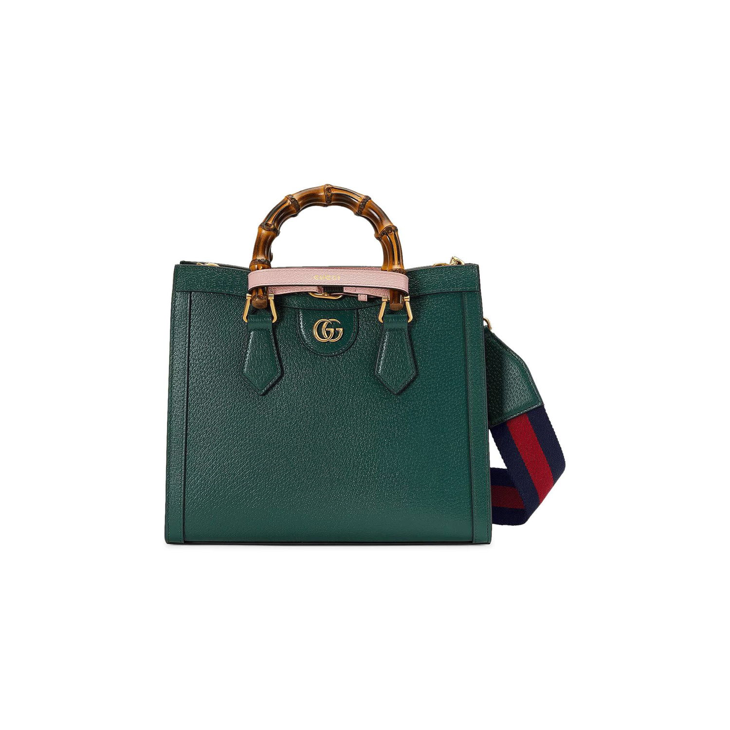 Голяма пазарска чанта Gucci Diana Small Tote Bag Зелено | 702721 U3ZDT 3670, 1