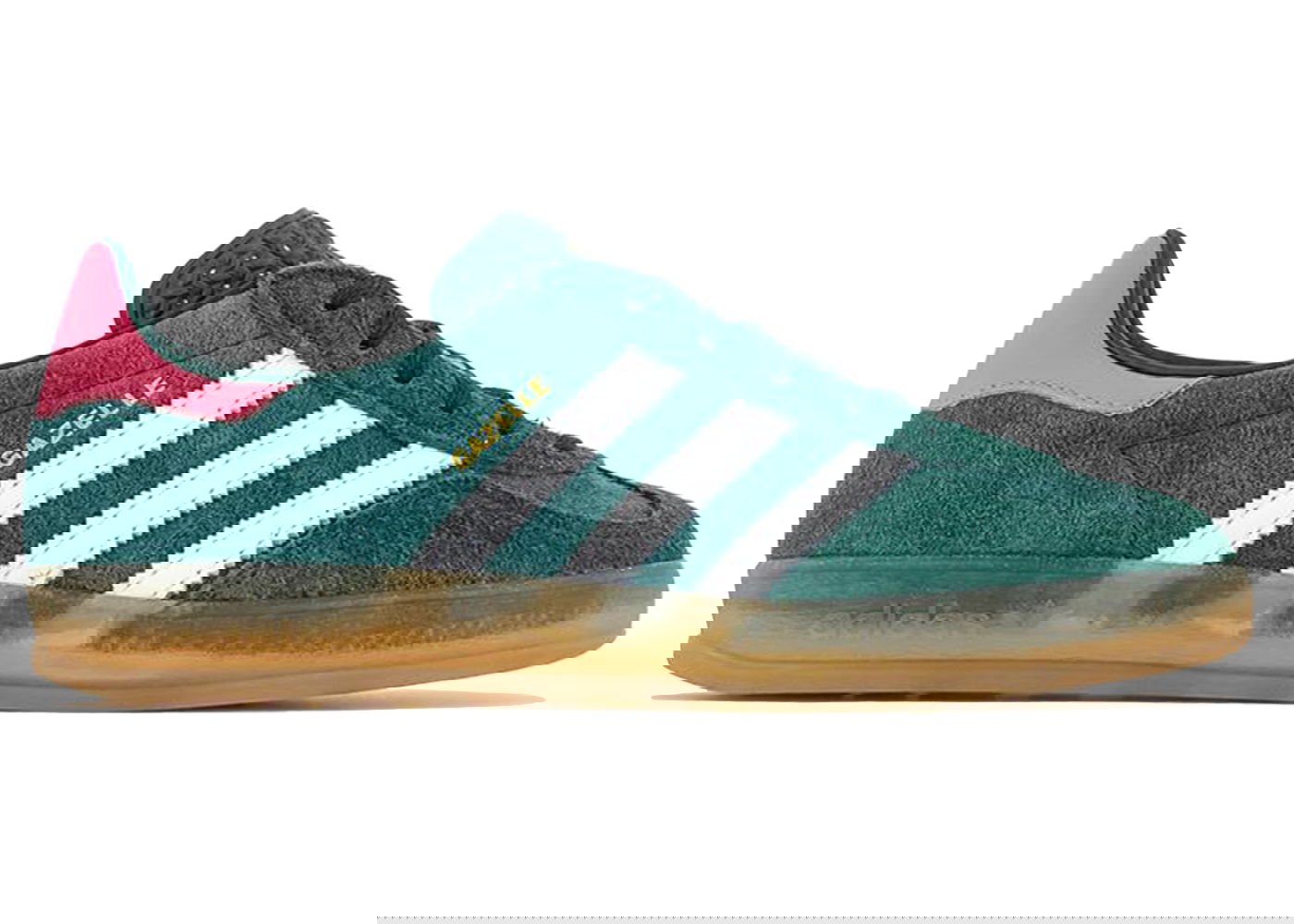 Кецове и обувки adidas Originals Gazelle Indoor Collegiate Green Lucid Pink Зелено | IG5929, 0