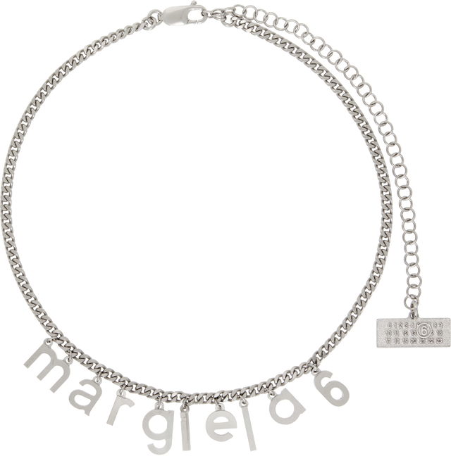 MM6 Maison Margiela Letter Logo Chain Necklace