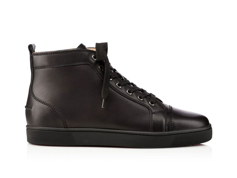 Кецове и обувки Christian Louboutin Louboutin Louis Flat High Черно | 3091177CM53, 0