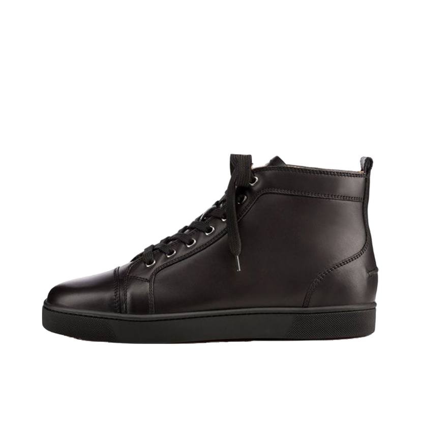 Кецове и обувки Christian Louboutin Louboutin Louis Flat High Черно | 3091177CM53
