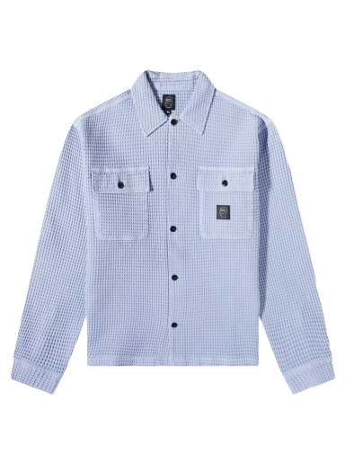 Waffle Snap Front Overshirt