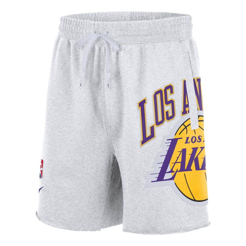 Къси панталони Nike NBA Los Angeles Lakers Knit Shorts Сиво | DB1954-051