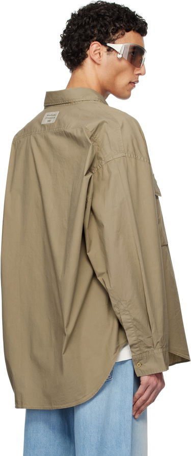 Риза Acne Studios Acne Studios Button-Up Shirt Кафяво | BB0608-, 2