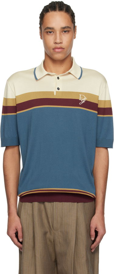 Поло тениска Dolce & Gabbana Dolce&Gabbana Silk Polo with Logo Embroidery Многоцветен | GXZ02ZJBSLE, 0
