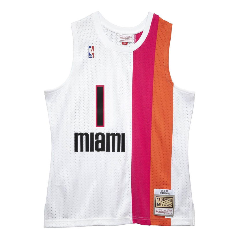 Потник Mitchell & Ness NBA Miami Heat 2011-12 Swingman Jersey Бяло | SMJYGS20056-MHEWHIT11CBO
