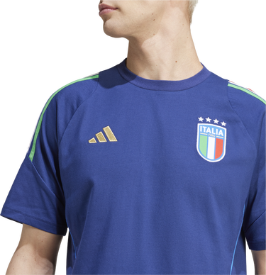 Тениска adidas Originals T-Shirt Italy Tiro 24 Competition Синьо | iq2176, 4