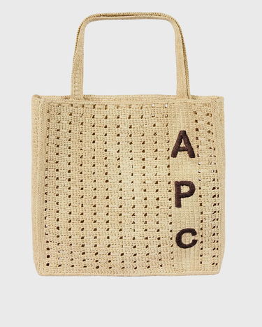 Голяма пазарска чанта A.P.C. TOTE JUNE Бежово | RAAAI-F67048-BMC, 0
