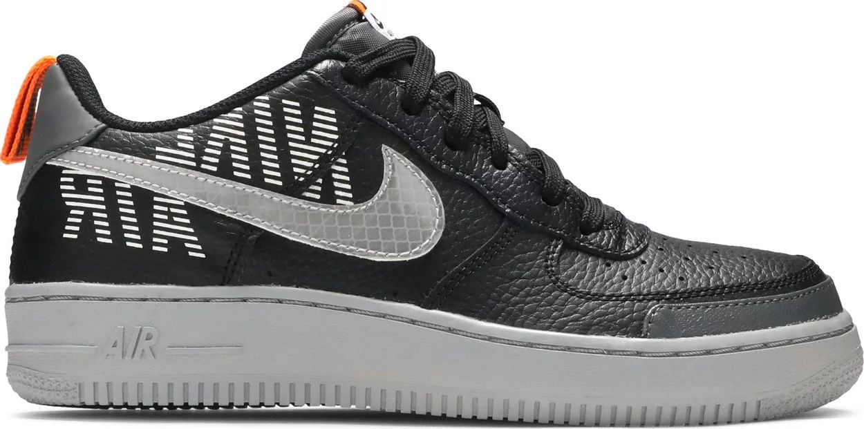 Кецове и обувки Nike Air Force 1 LV8 2 "Under Construction - Black" GS Черно | BQ5484-001, 0