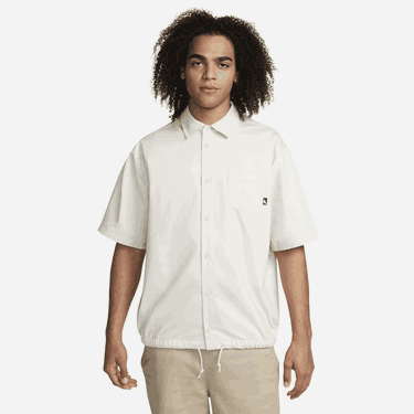 Риза Nike Club Button-Down Short-Sleeve Top Бяло | DX0898-104, 0