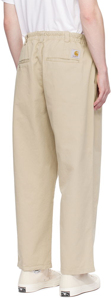 Панталони Carhartt WIP Marv Relaxed Fit Trousers Бежово | I033129, 2