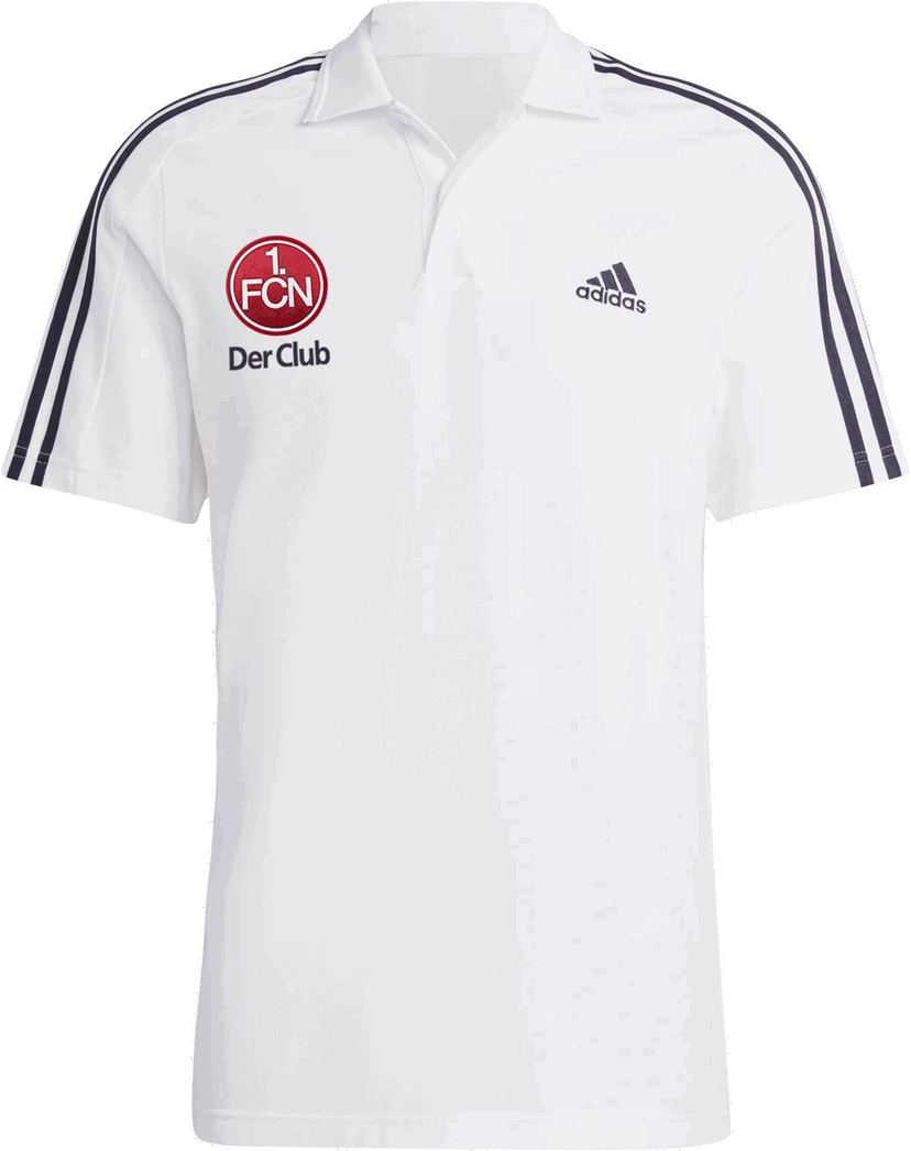 Поло тениска adidas Originals 1.FC Nürnberg Poloshirt Бяло | 5fcnic9312