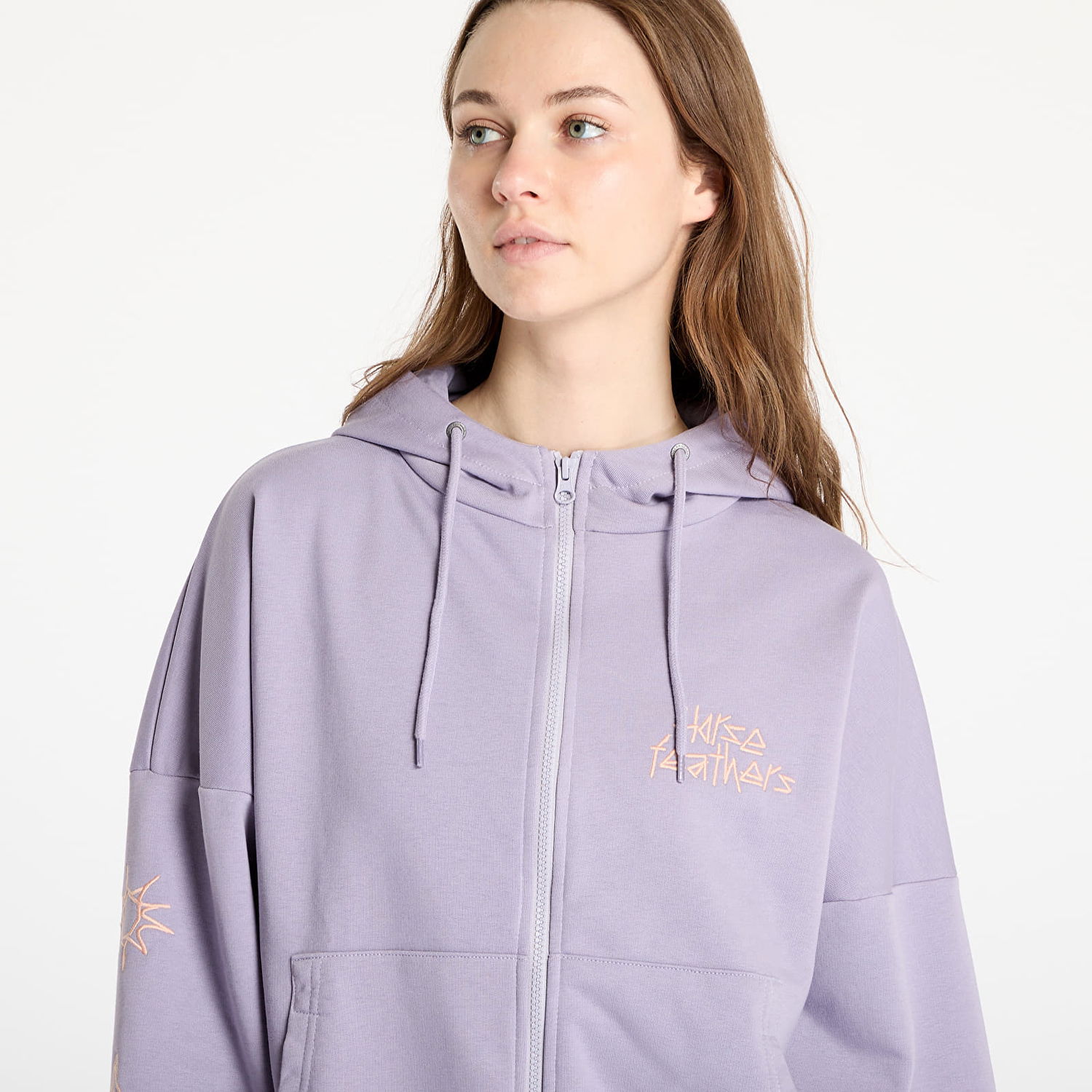 Суитчър Horsefeathers Horsefeathers Sima Full-Zip Hoodie Лилаво | SW930B, 1