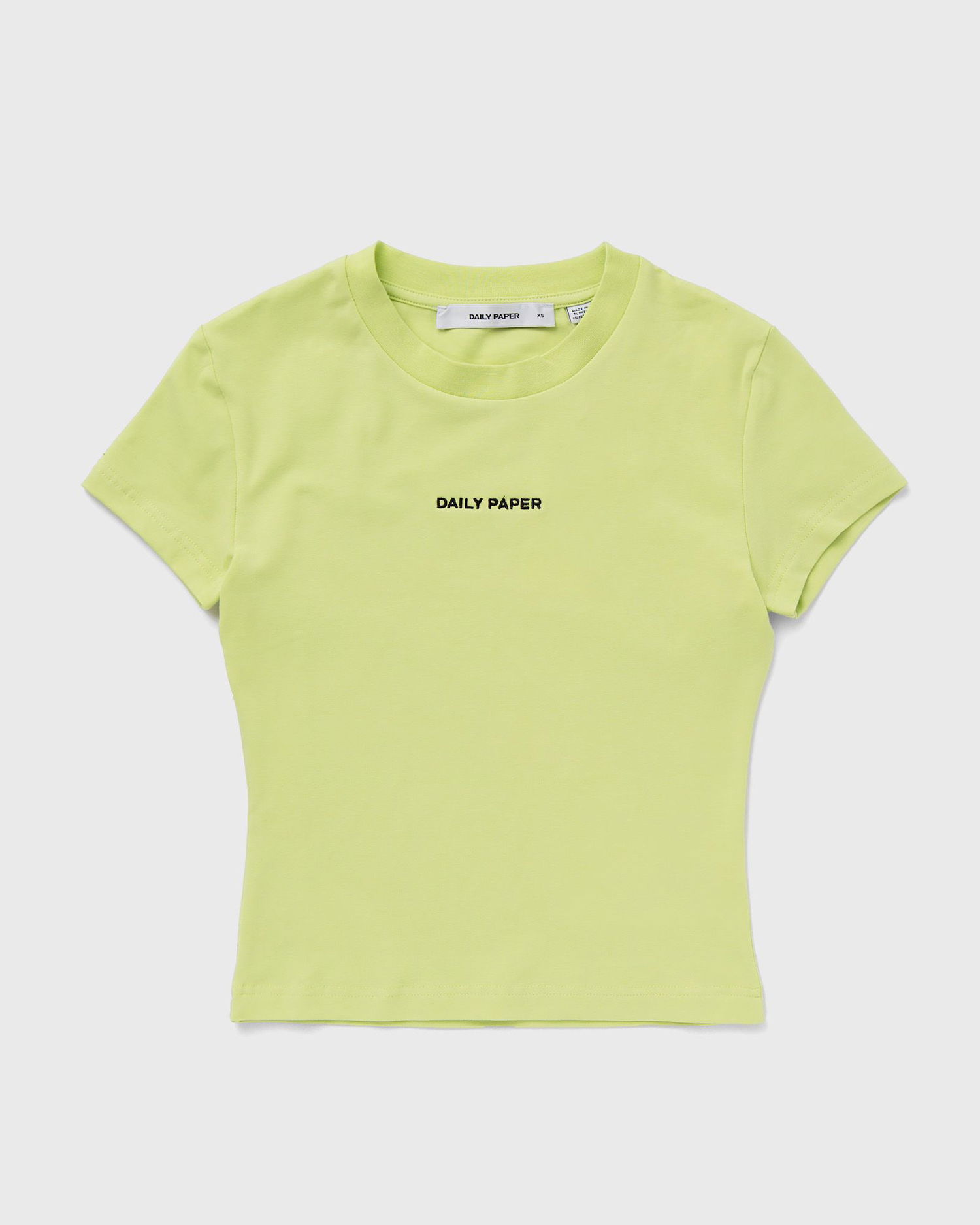 Тениска DAILY PAPER LOGOTYPE CROPPED SS TEE Жълто | 2413056, 0