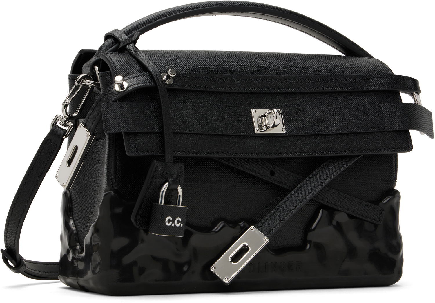 Дамска чанта Ottolinger Ottolinger ECCO.kollektive Edition Dip Kellie Soft Lagoon Bag Черно | 920010390000, 1