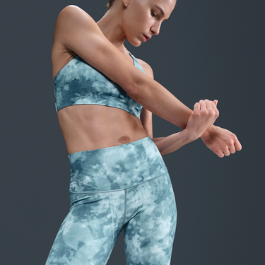 Къси панталони Nike Nike Zenvy Printed High-Waisted 20cm Bike Shorts Тюркоазено | HJ2301-006, 3