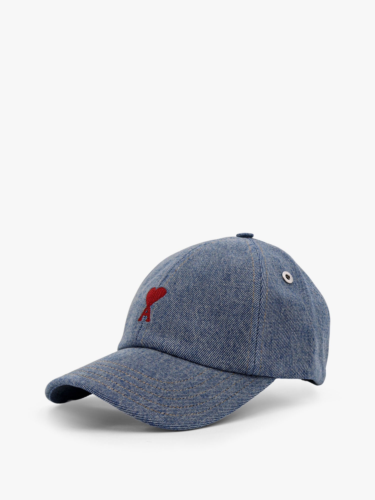 Шапка с козирка AMI Denim Baseball Cap Ami Paris Синьо | UCP116DE0046480, 1