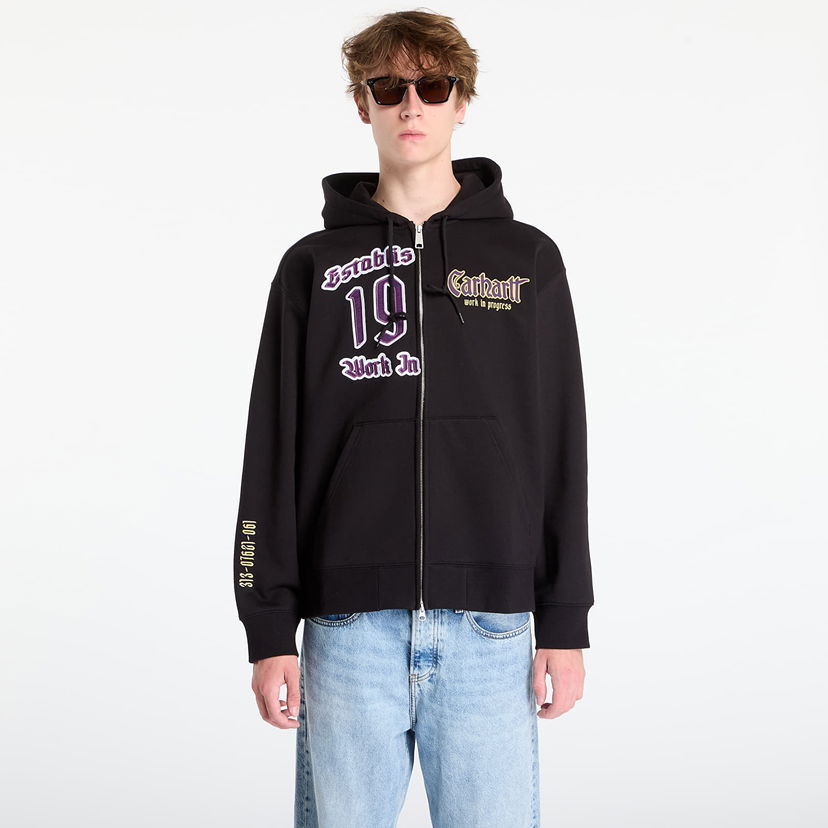 Суитчър Carhartt WIP Sweatshirt Hooded Dual Sweat Jacket UNISEX Черно | I035611.89XX