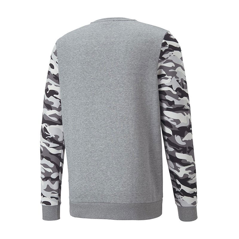 Суитчър Puma Puma Essentials Camo Fleece Sweatshirt Сиво | 670255-01, 1