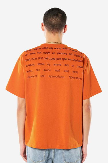 Тениска Pleasures T-Shirt With Print Оранжево
 | P22SP018, 1