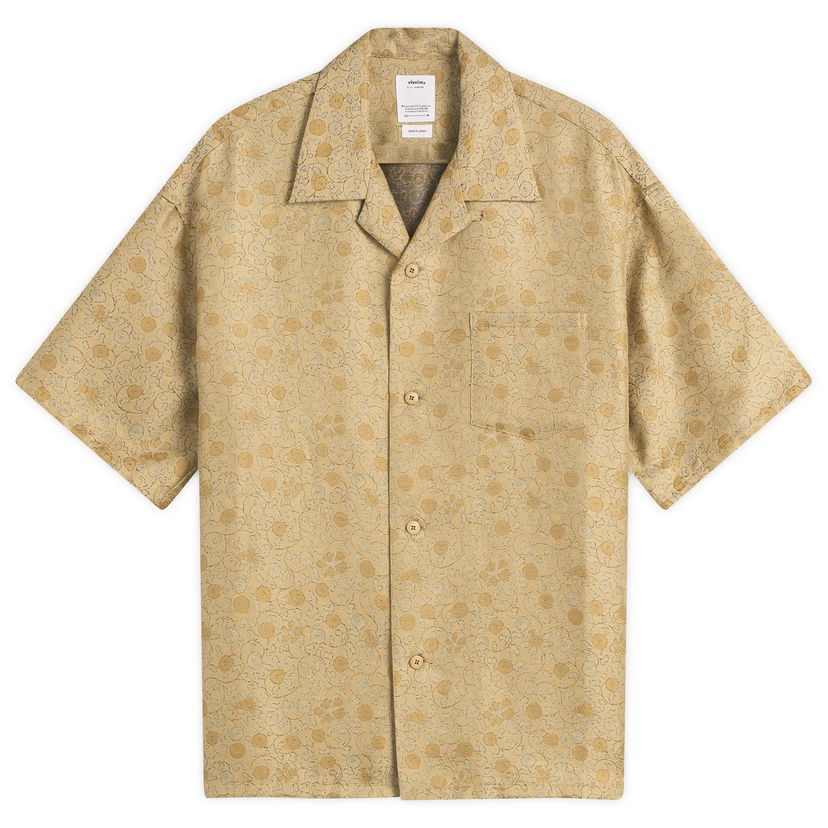Риза visvim Crosby Jacquard Shirt Бежово | 0125205011002
