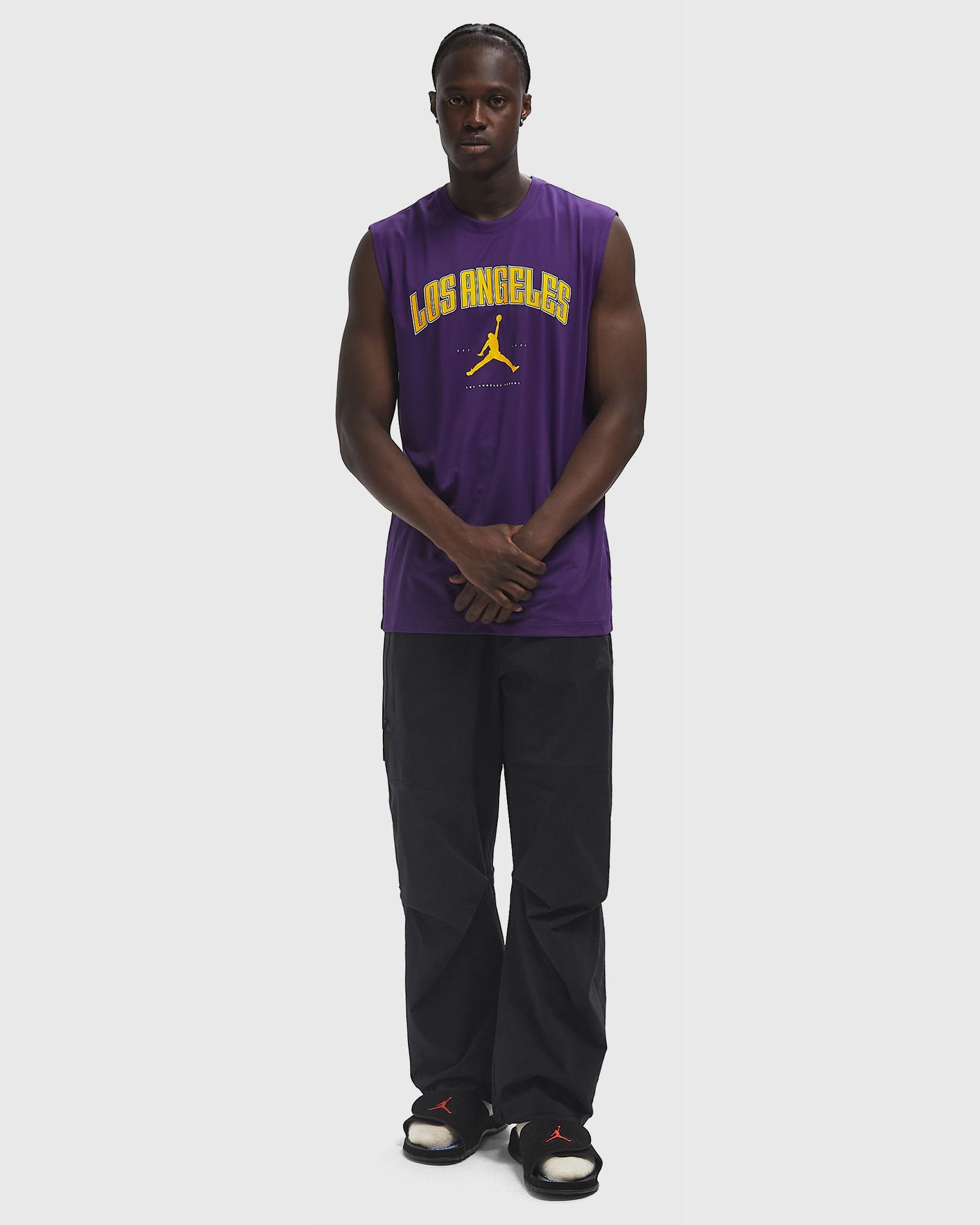 Потник Jordan Jordan NBA Los Angeles Lakers Sleeveless Top Лилаво | HV4739-504, 1